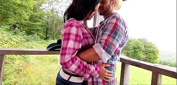  Lets Fuck Outside - Cowgirl fucked Hard on the Farm